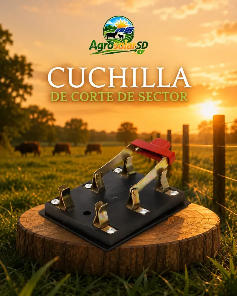 Cuchilla de corte por sector